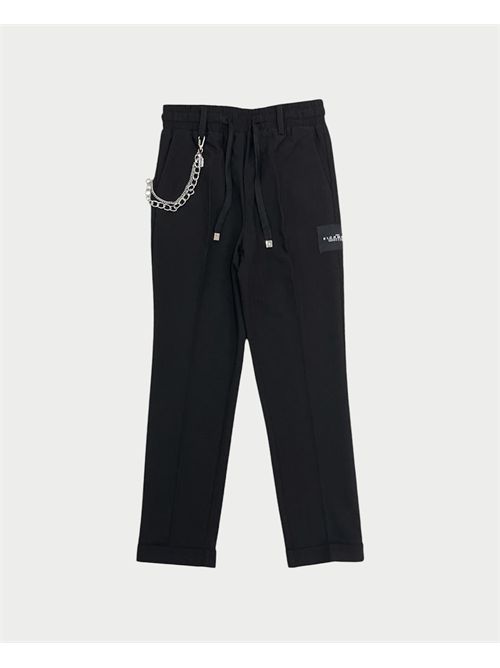 Pantaloni bambino John Richmond con catena JOHN RICHMOND | RBP25227PABLACK